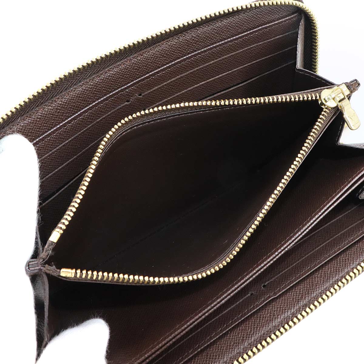 Damier Zippy Wallet Ebene Brown N41661 90289306