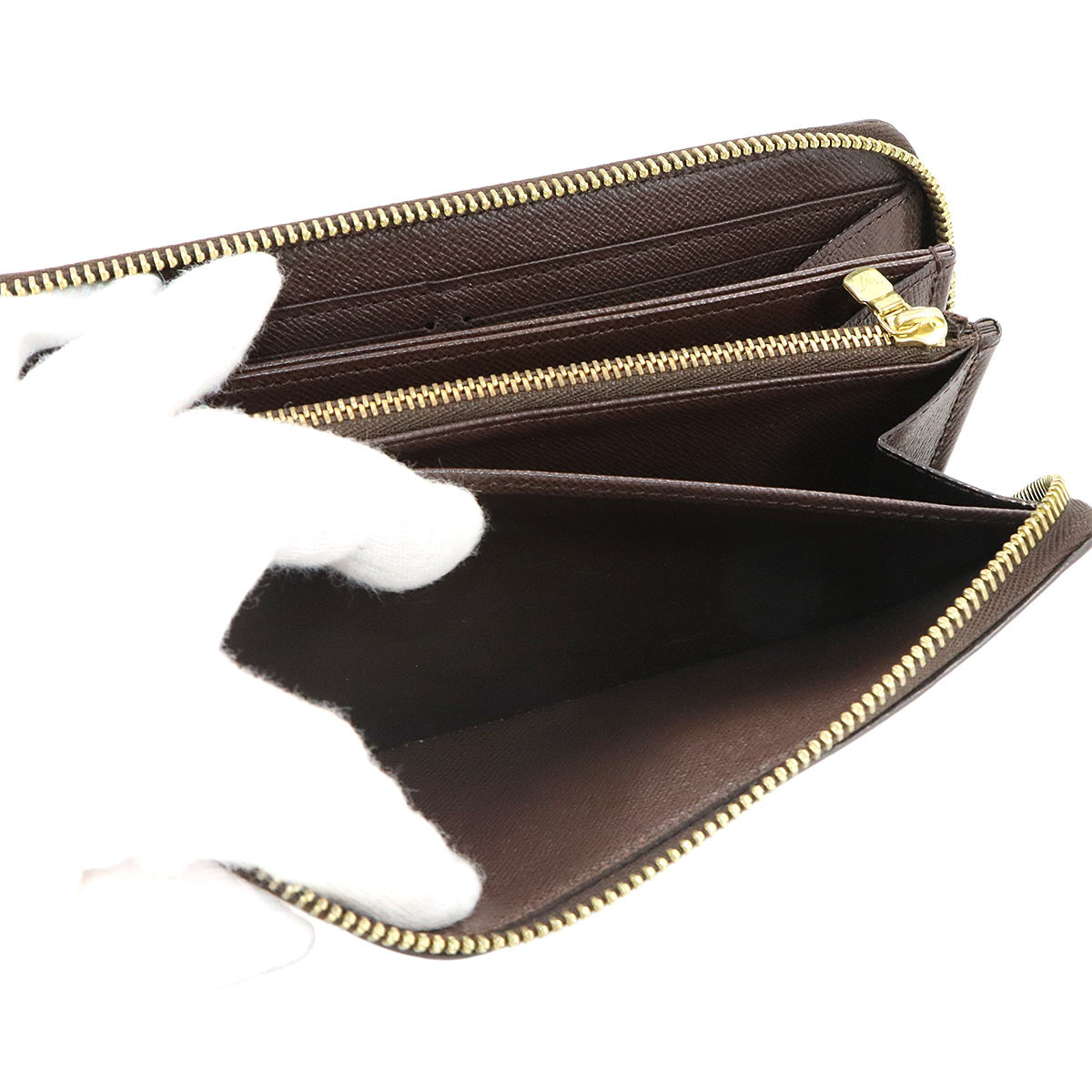 Damier Zippy Wallet Ebene Brown N41661 90289306