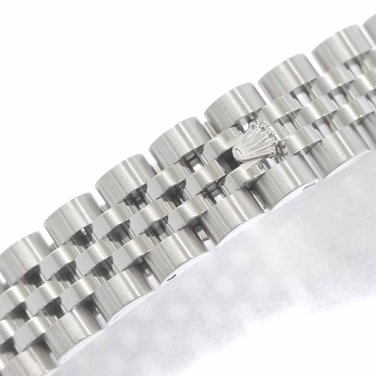 Datejust 179384 Date Diamond 750 WG Ladies Silver gold