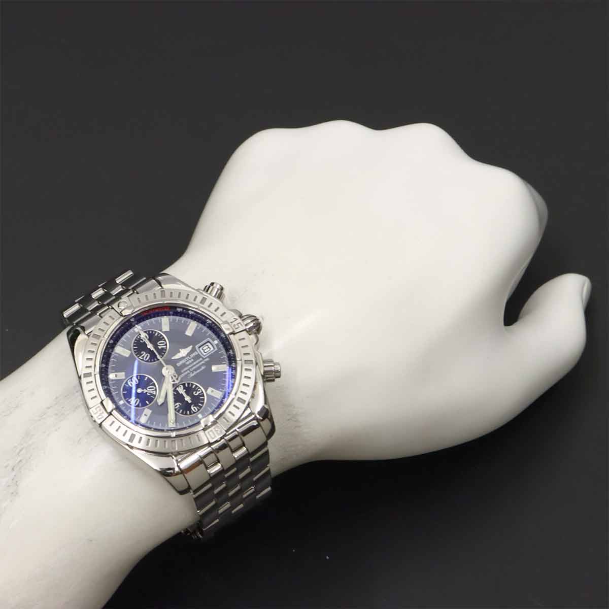 Chronomat Evolution A13356 Chronograph Gray Dial Mens Watch