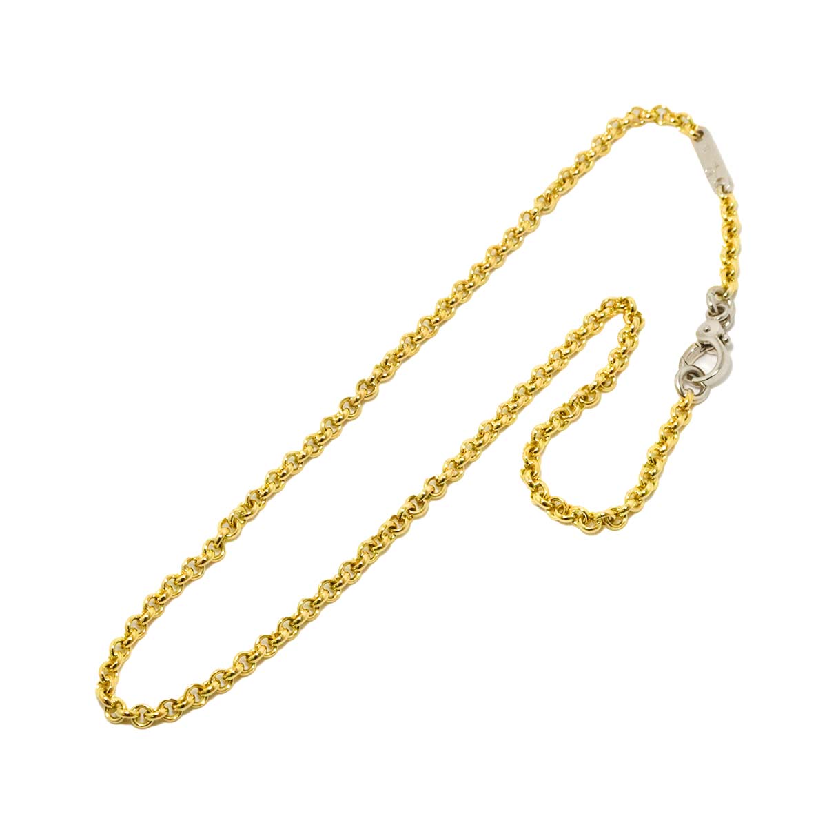 Chain Necklace 18K YG WG 750