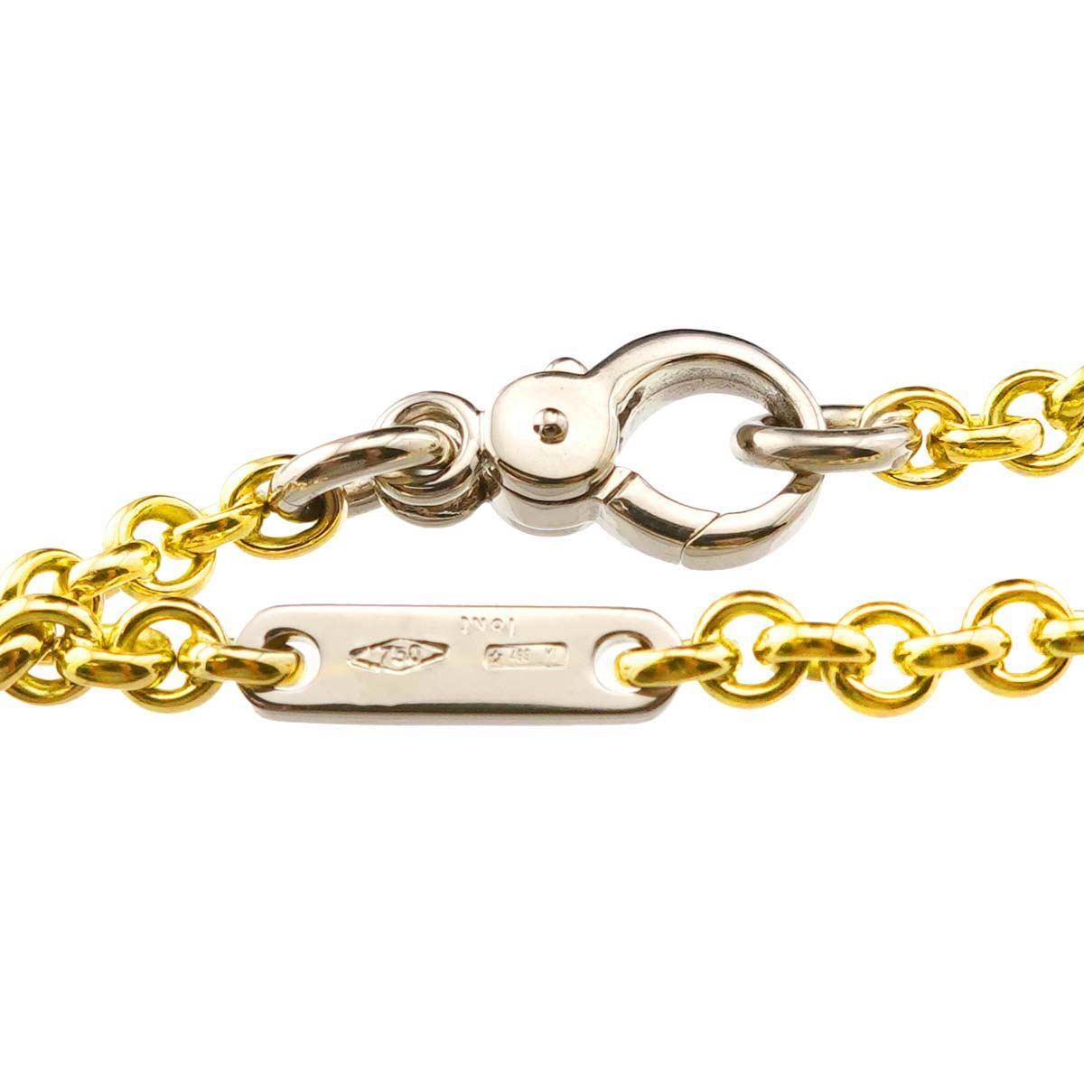 Chain Necklace 18K YG WG 750