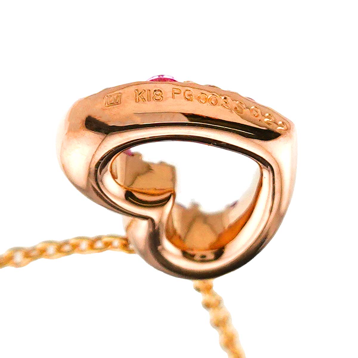 Sapphire 1.09ct Ruby 0.58ct Diamond 0.31ct Necklace 18KPG