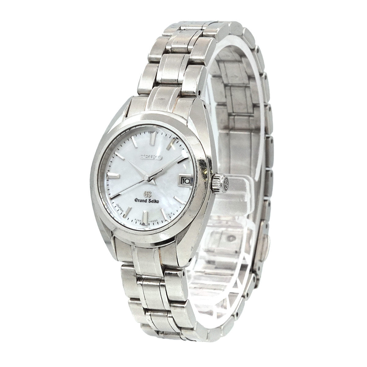 GRAND SEIKO STGF075 4J52 0AC0 Date Quartz White Shell Dial Ladies
