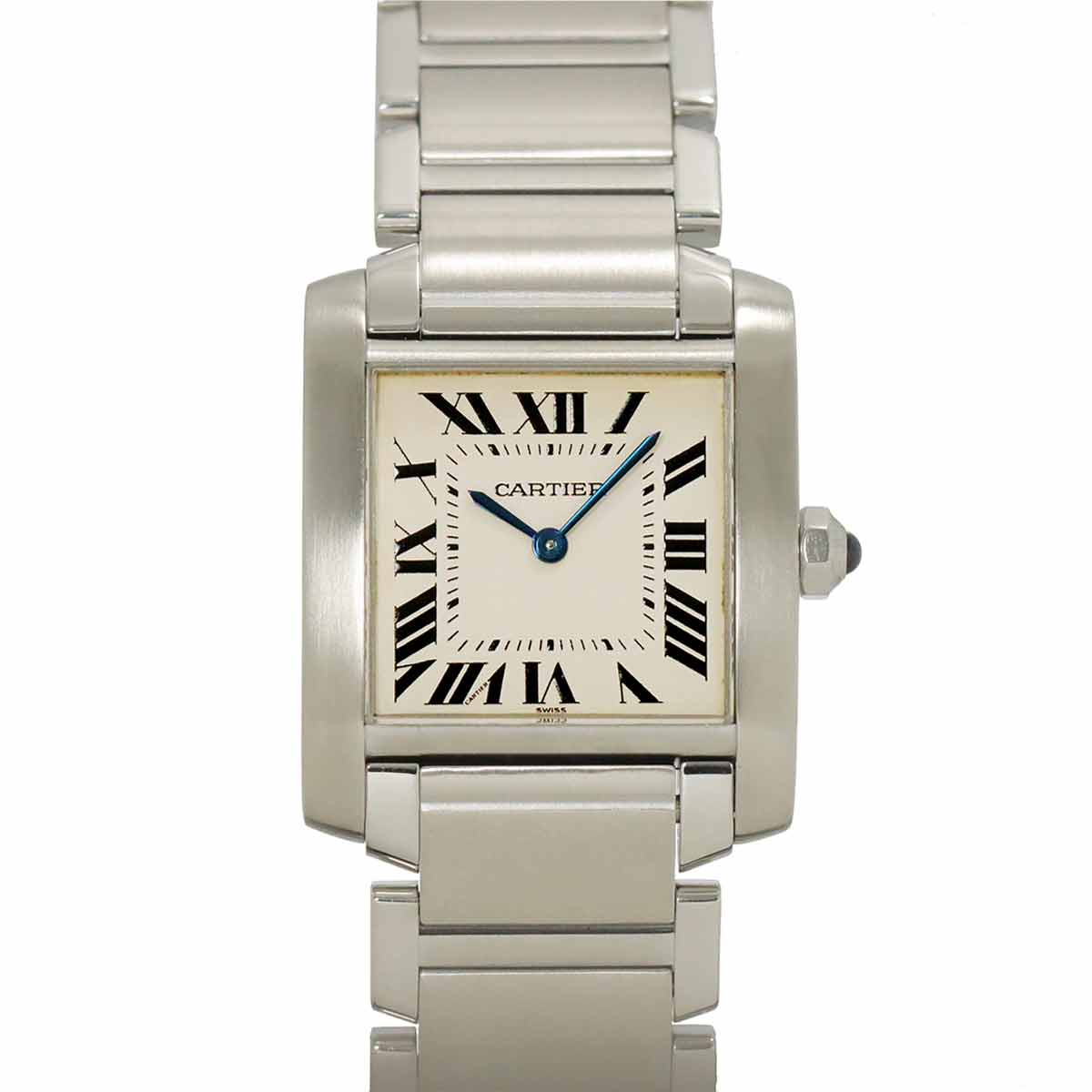 Tank Francaise MM W51003Q3 Quartz Cream Dial Boys Watch