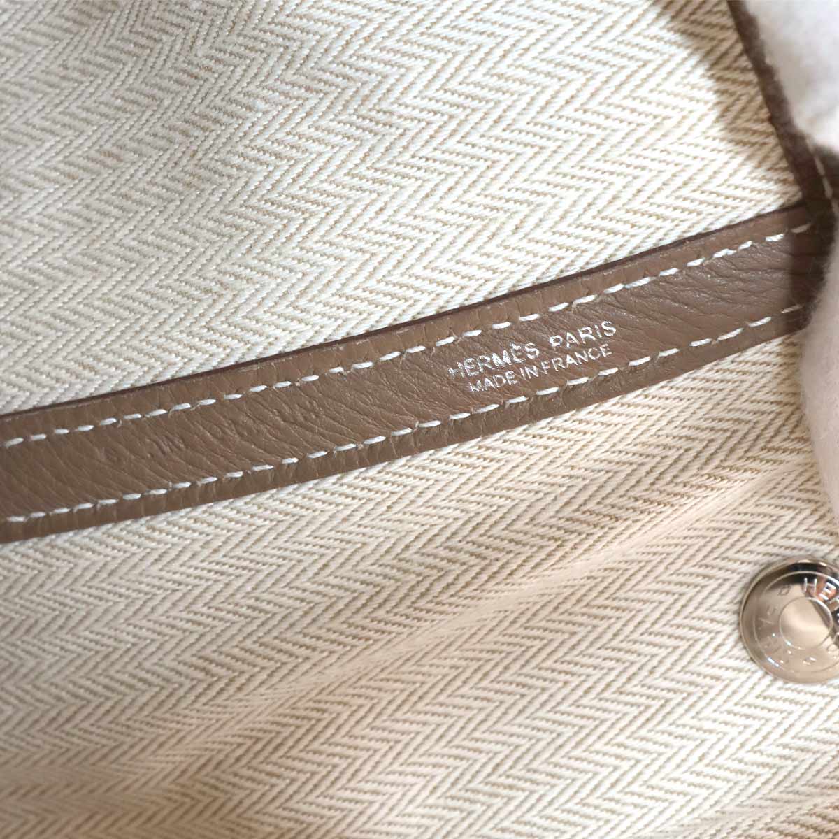 Garden Party 36 PM Tote Bag Negonda Leather Etoupe Purse