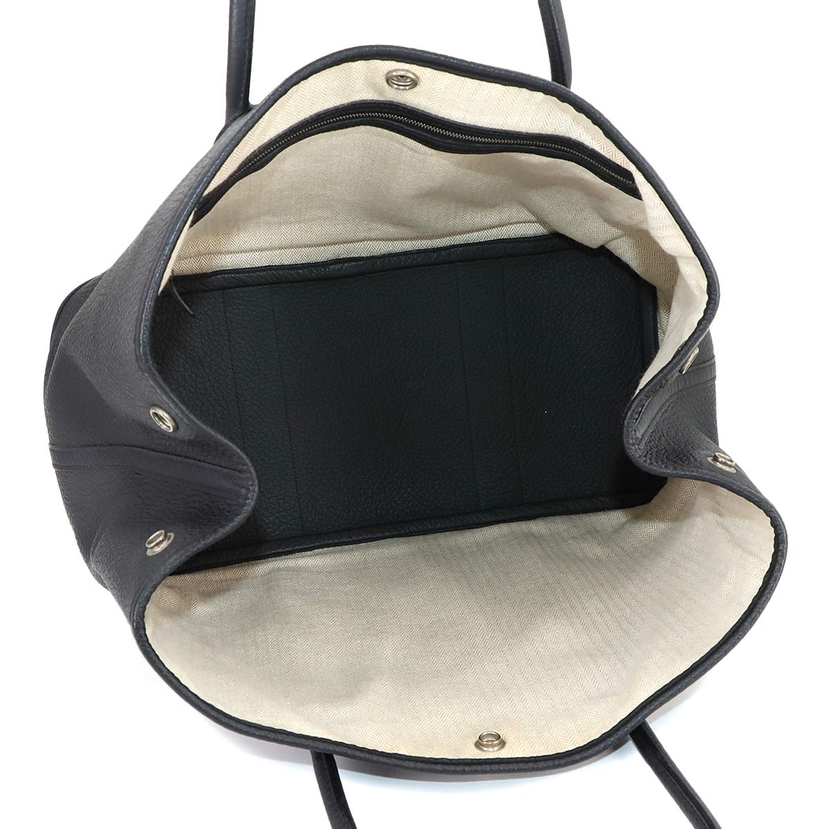 Garden Party 36 PM Tote Bag Negonda Leather Black Purse