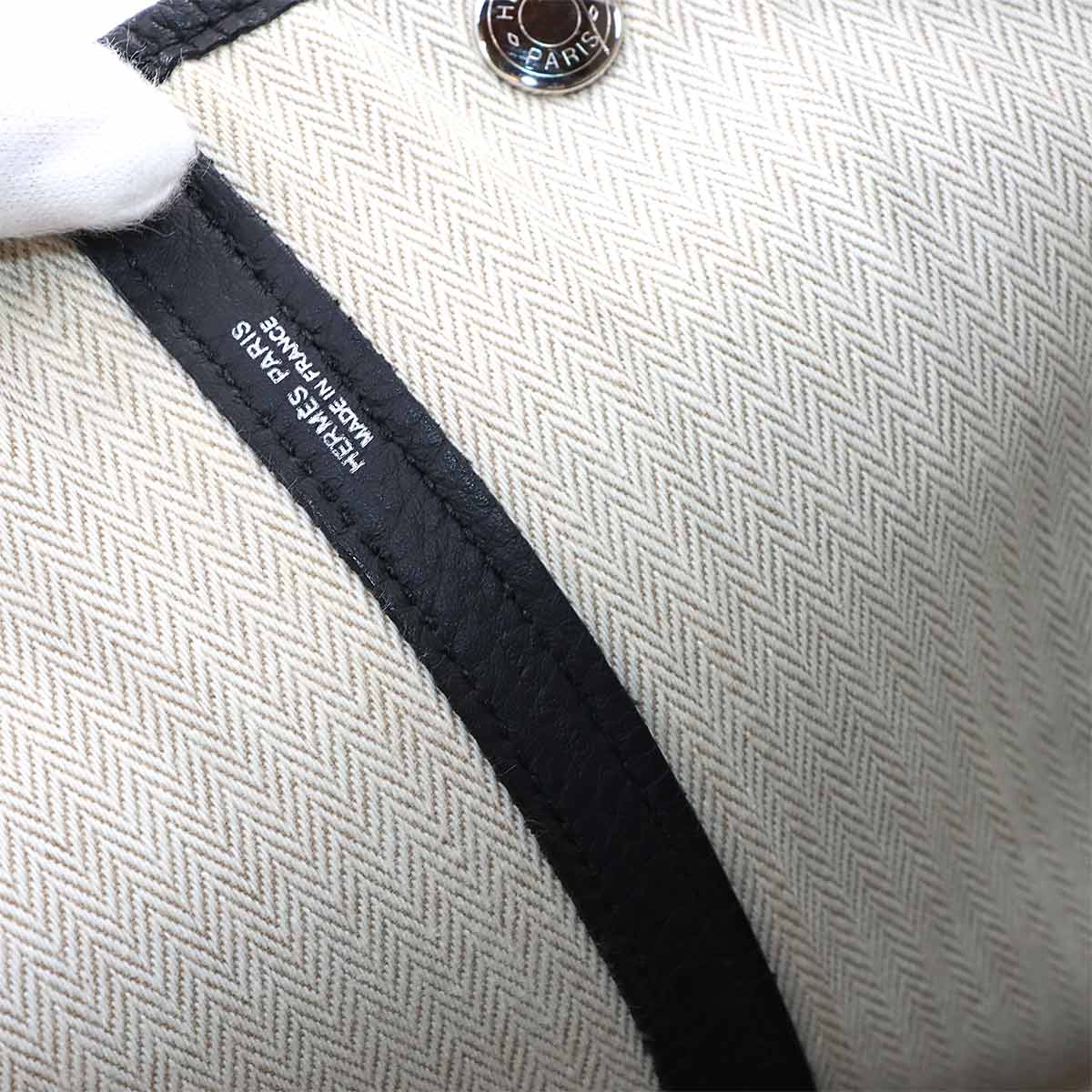 Garden Party 36 PM Tote Bag Negonda Leather Black Purse