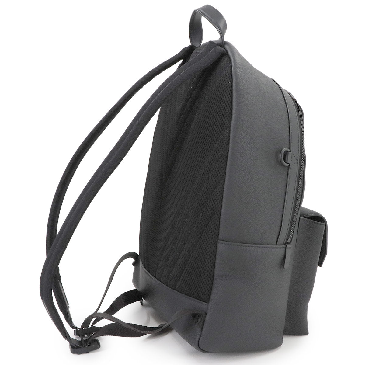 LOUIS VUITTON Aerogram Takeoff Backpack Leather Black M57079 Purse