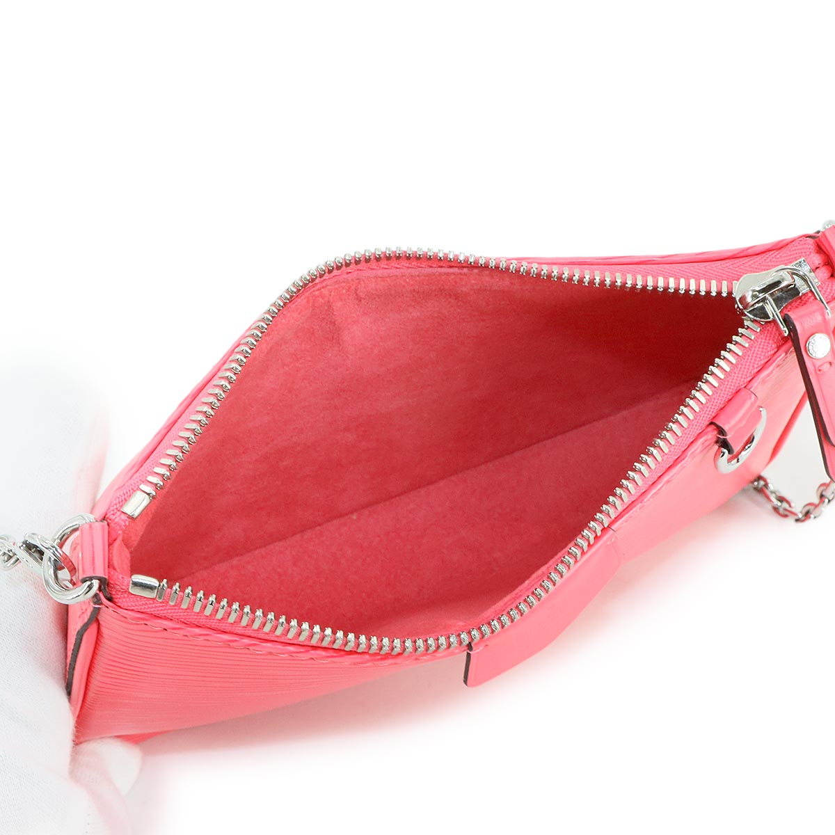 Epi Easy Pouch 2way Shoulder Bag Rose Ballerine M80483