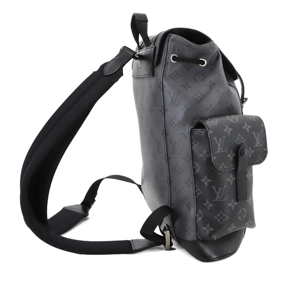 LOUIS VUITTON Monogram Eclipse Reverse Christopher PM Backpack M46331