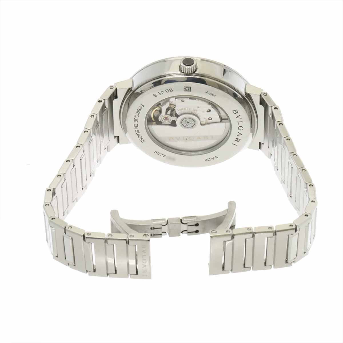 BVLGARIBVLGARI BB41S Automatic Date Blue Dial Mens Watch