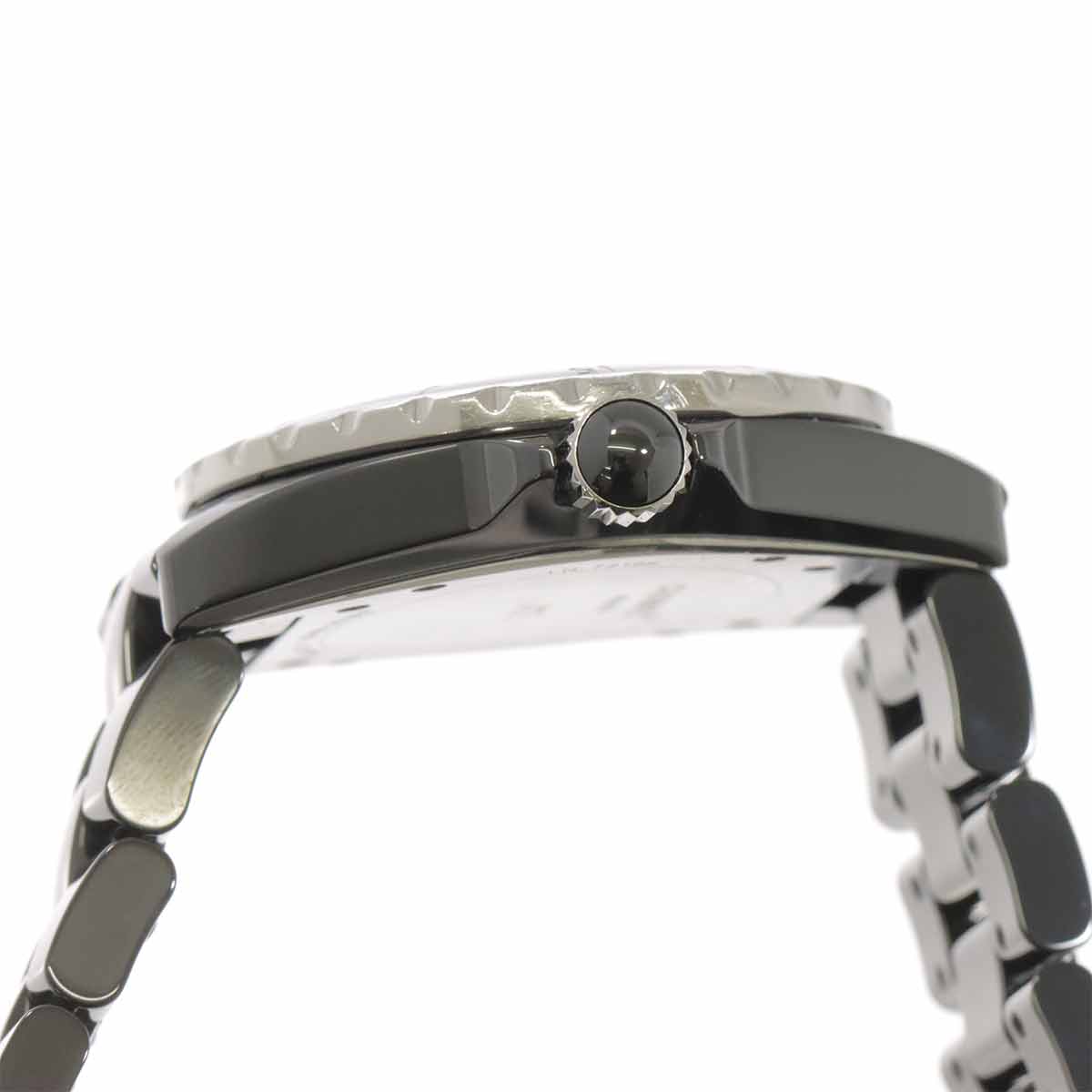 J12 H1626 38mm 12P Diamond Automatic Black Dial Mens Watch