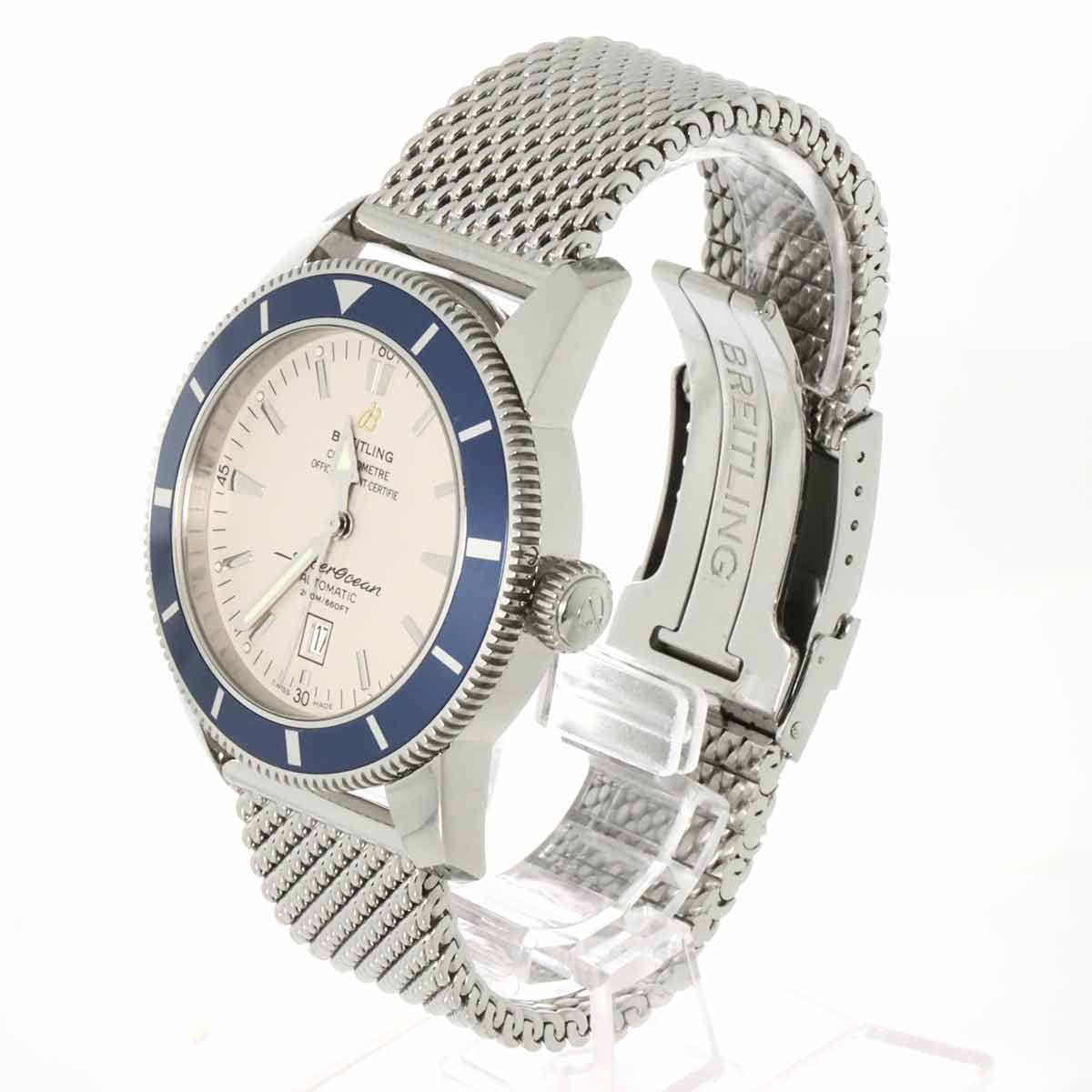 SuperOcean Heritage 46 A17320 Date Cream Dial Mens 90289643