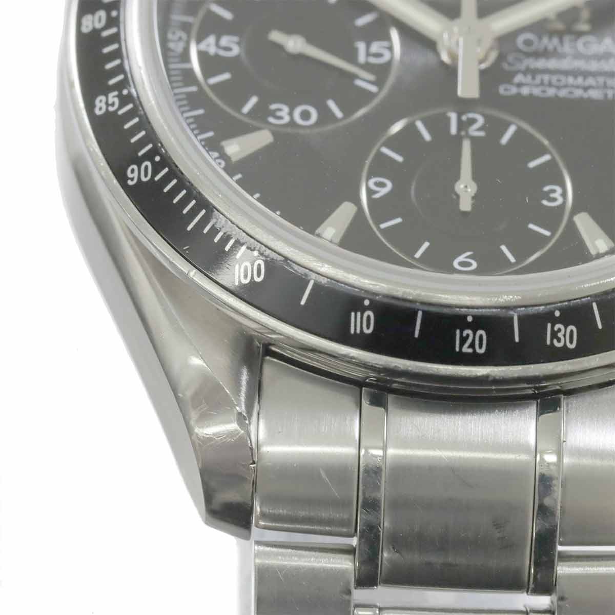 Speedmaster Date 3210 50 Chronograph Automatic Black Dial Mens