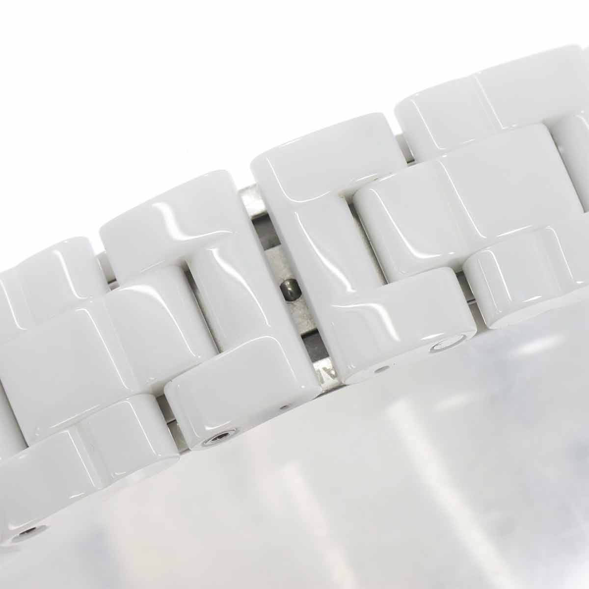 J12 H2422 33mm 8P Diamond Quartz White Shell Dial Ladies Watch