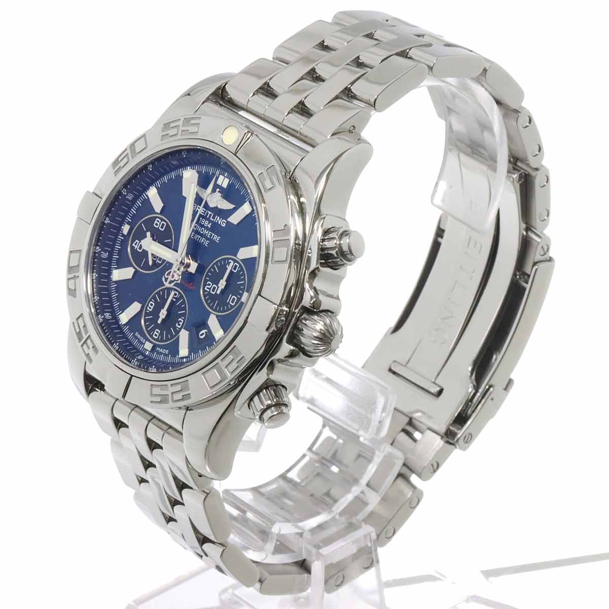 Chronomat44 AB0110 Automatic Chronograph Blue Dial Mens