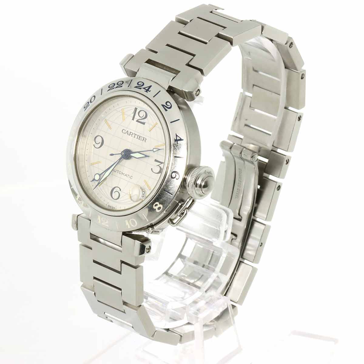 PashaC Meridian GMT W31029M7 Automatic Silver Dial Boys