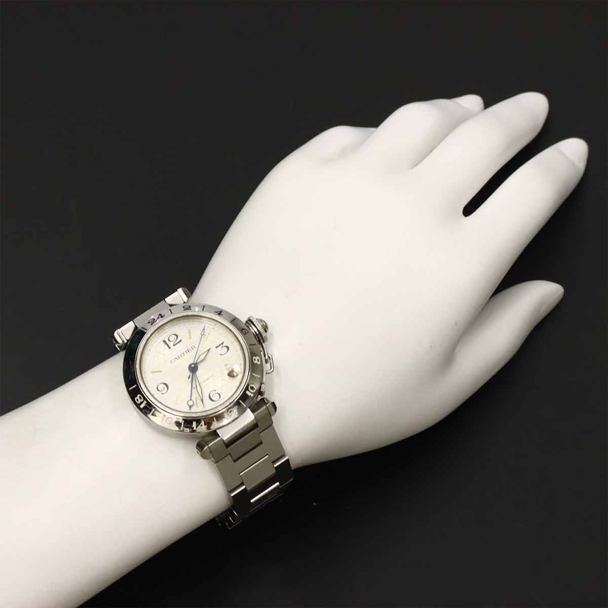 PashaC Meridian GMT W31029M7 Automatic Silver Dial Boys