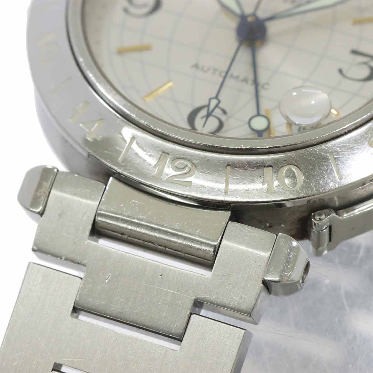 PashaC Meridian GMT W31029M7 Automatic Silver Dial Boys