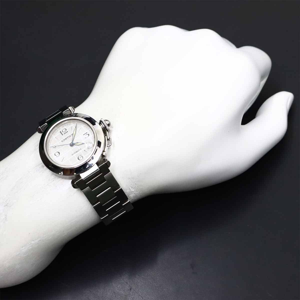 PashaC W31023M7 Automatic Silver Dial Date Boys Watch