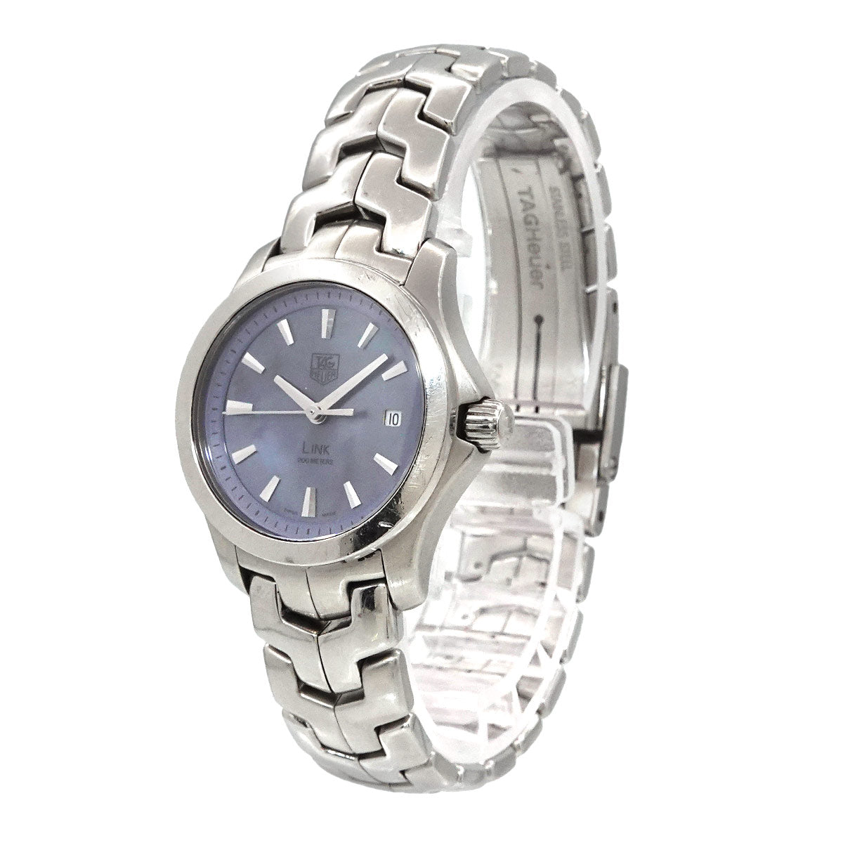 Link Professional WJF1311 Quartz Blue Shell Dial Ladies