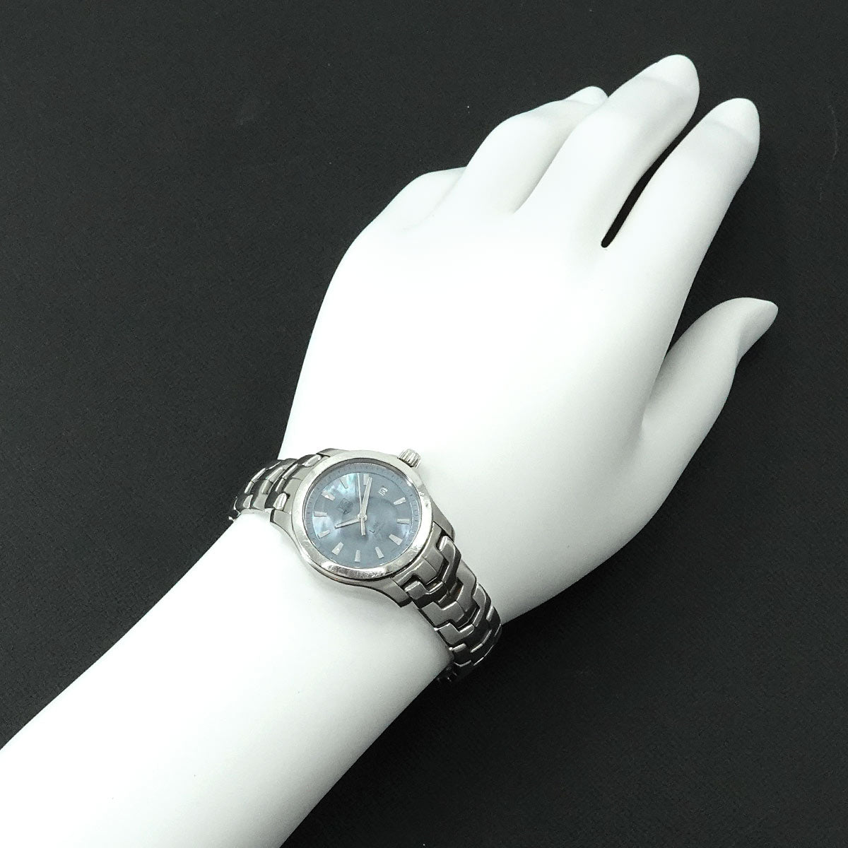 Link Professional WJF1311 Quartz Blue Shell Dial Ladies