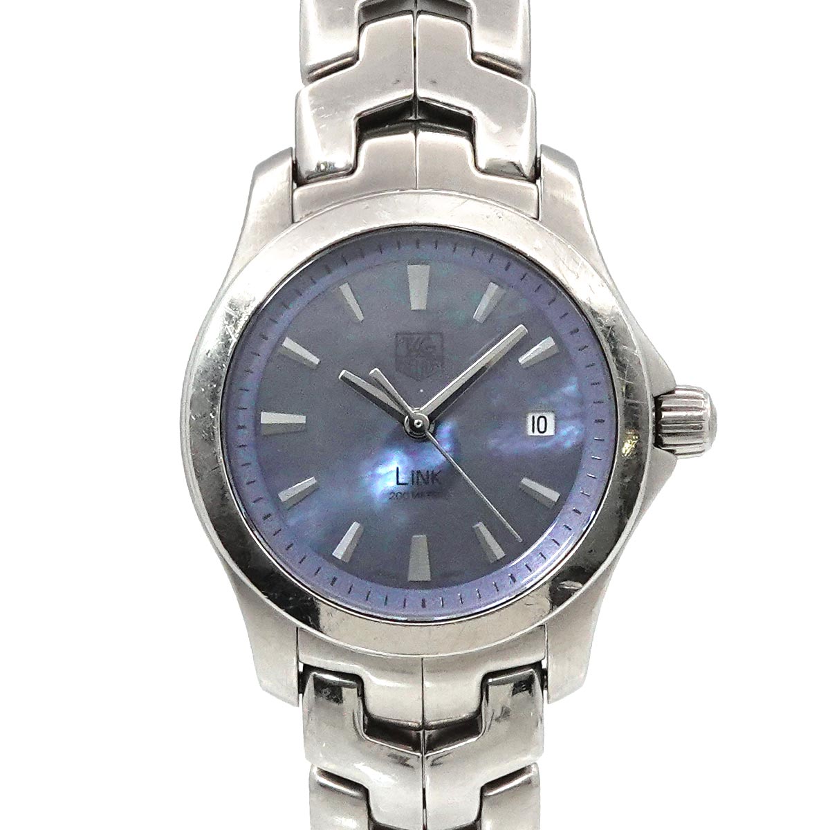 Link Professional WJF1311 Quartz Blue Shell Dial Ladies