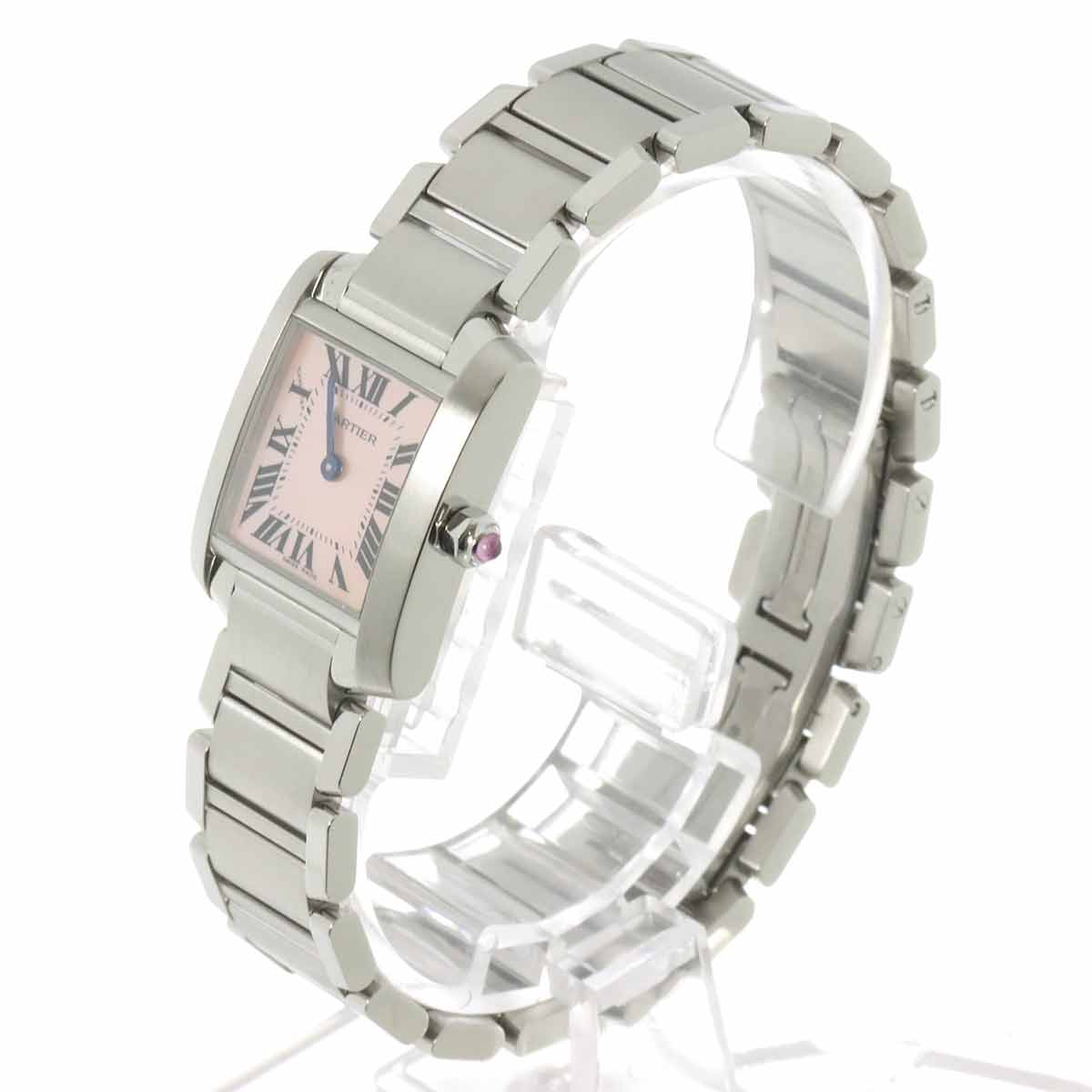 Tank Francaise SM W51028Q3 Quartz Pink Shell Dial Ladies