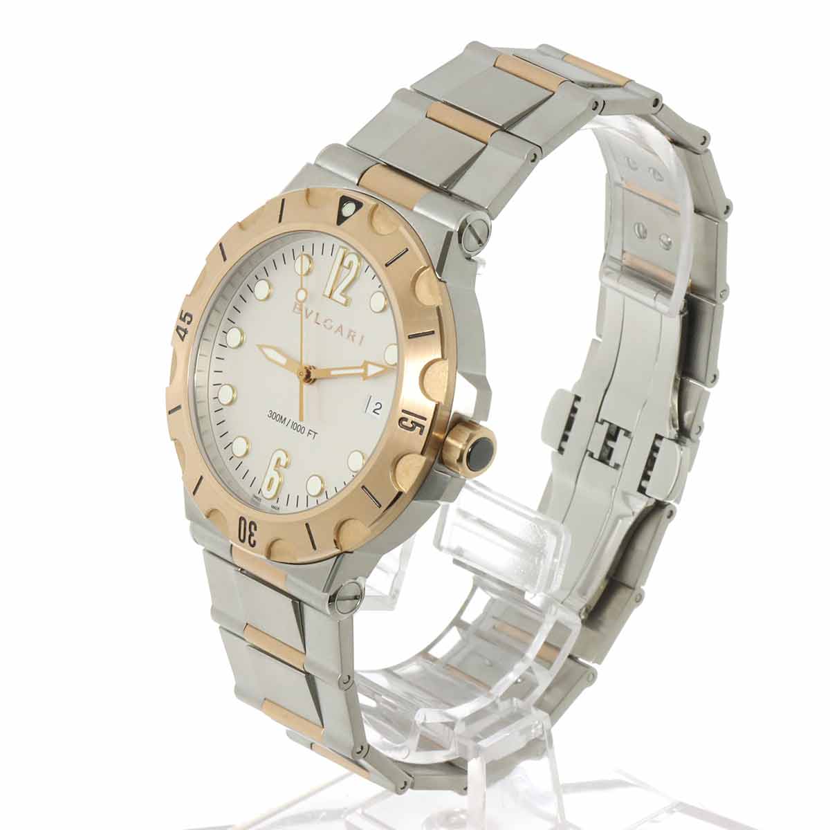 Diagono Scuba DP41SPGSD 750 PG Date Silver Dial Mens Watch