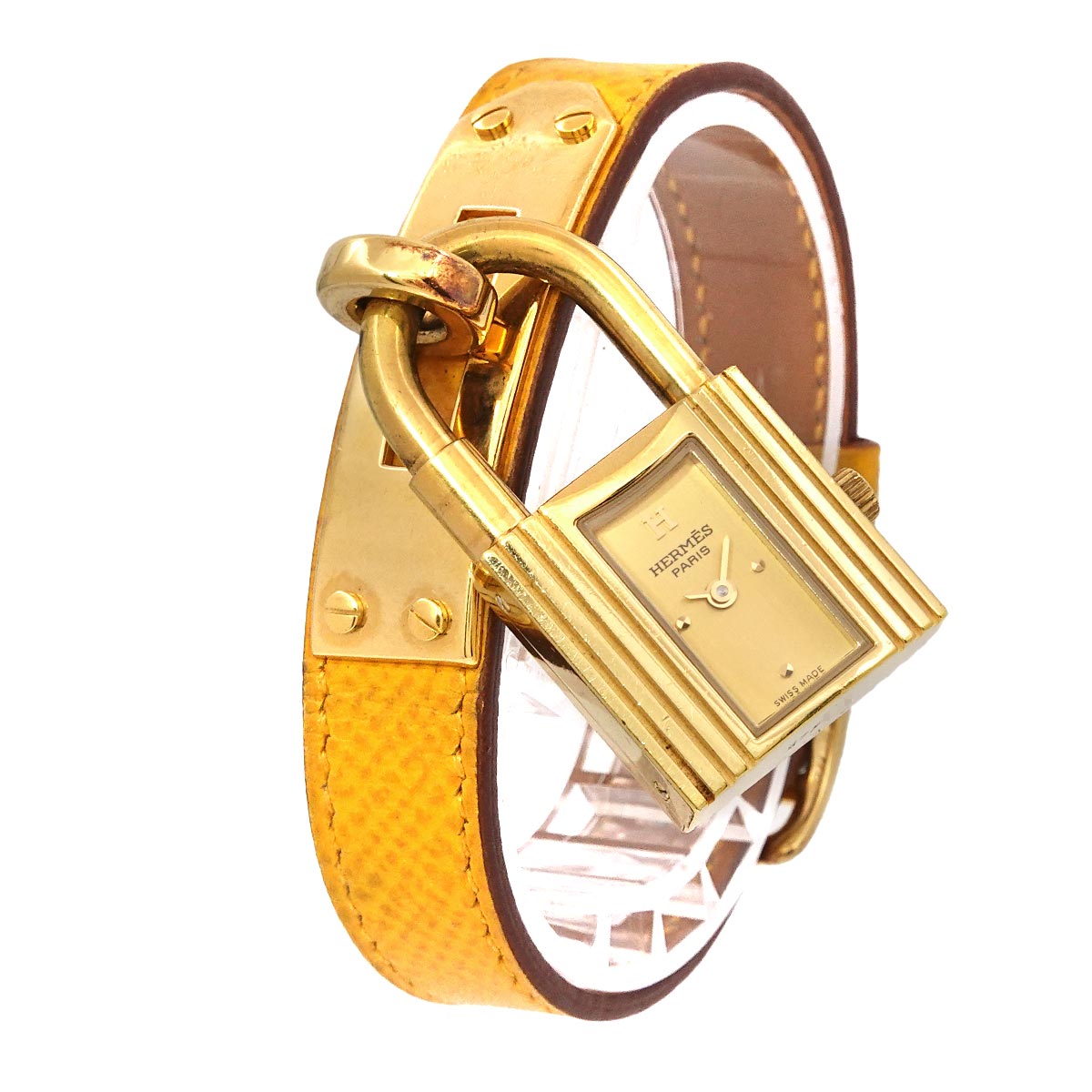 Kelly Watches Quartz Gold Dial Vintage Cadena Ladies Watch