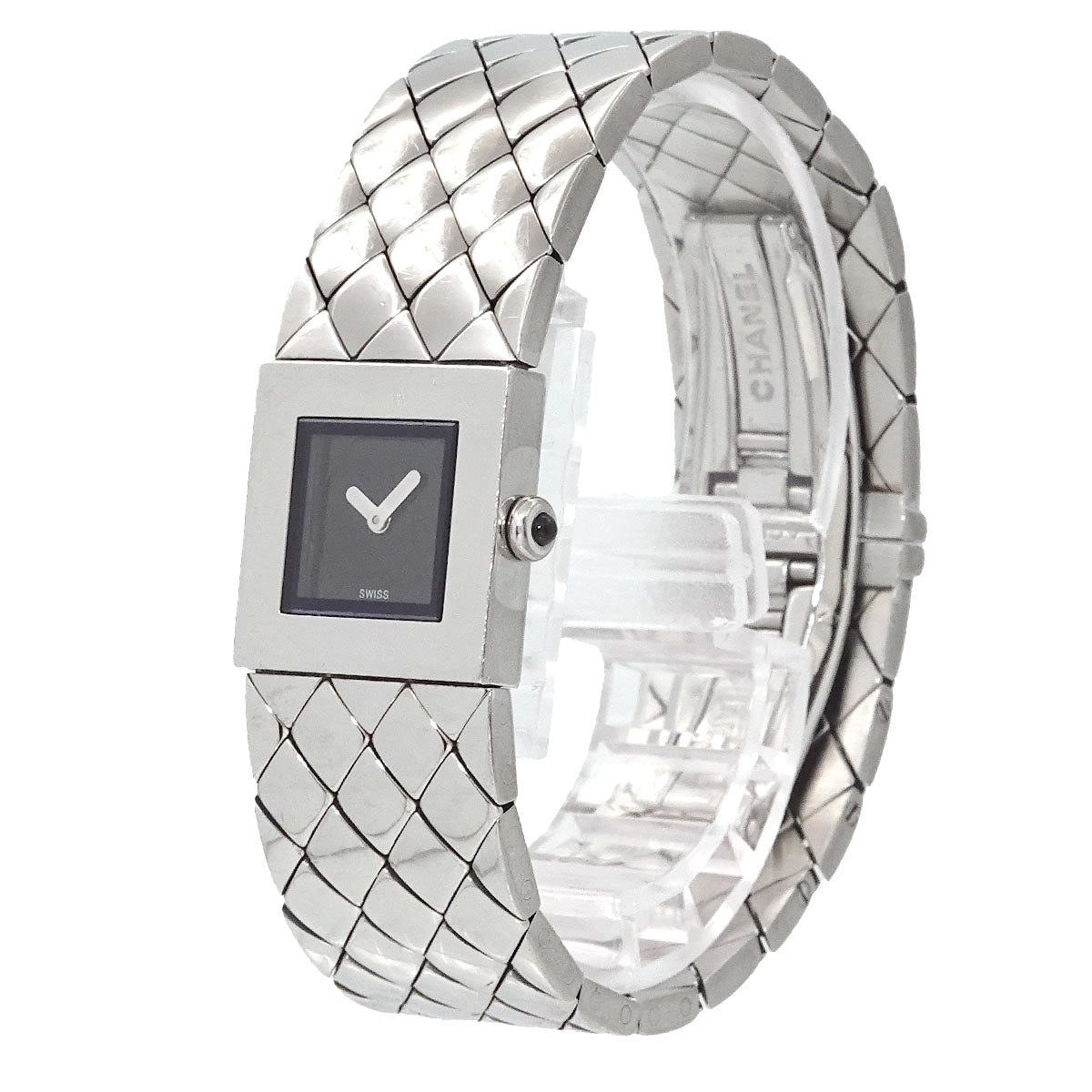 Matelasse H0009 Quartz Black Dial Ladies Wrist Watch