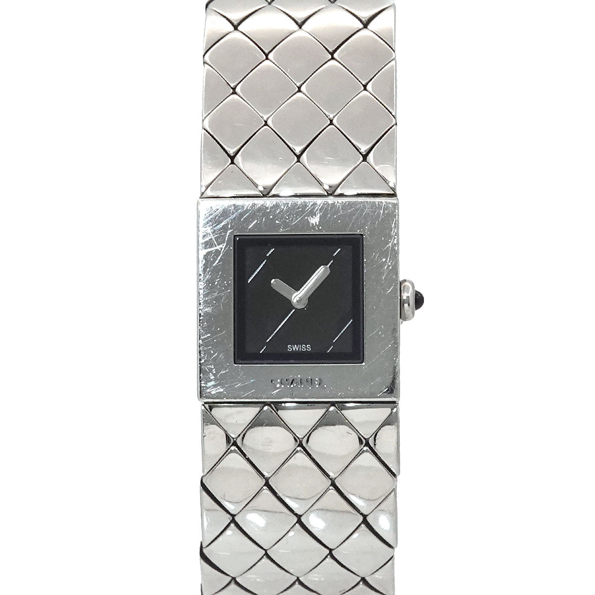 Matelasse H0009 Quartz Black Dial Ladies Wrist Watch