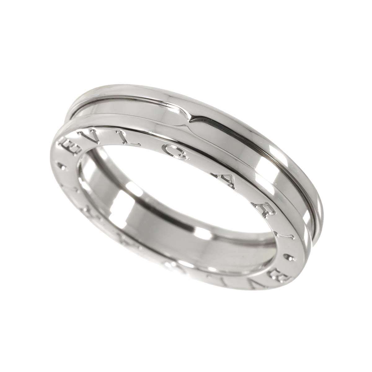 B-ZERO1 1 BAND Ring 18K White Gold 750 Size56 7.25-7.5(US)