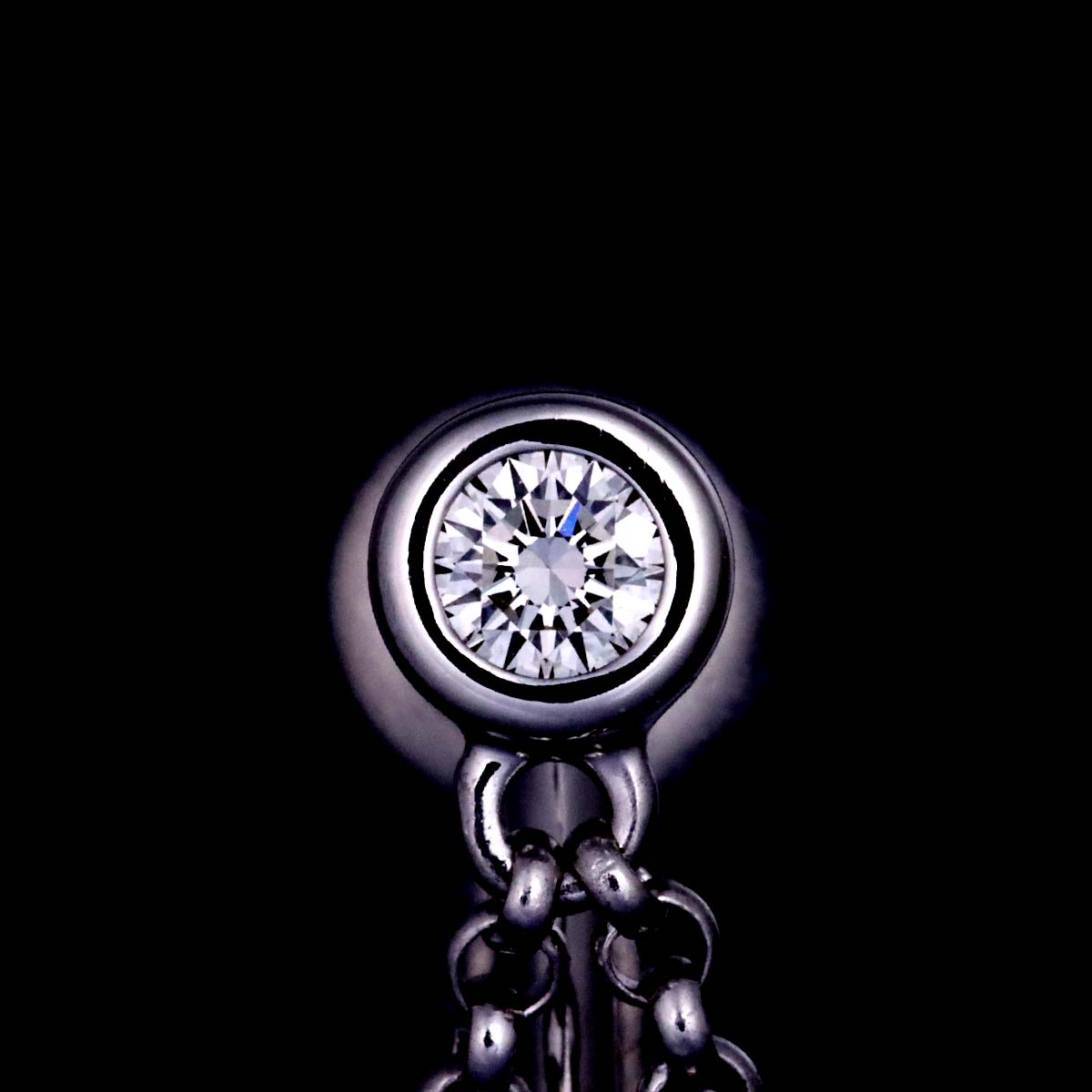 Diamond 0.23/0.23ct Earrings Clip on 18K White Gold 750