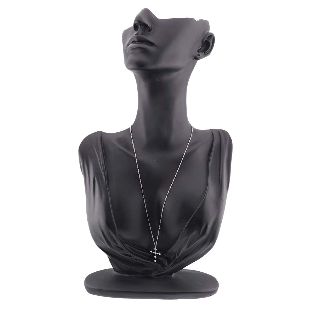 Cross Diamond 0.38ct Necklace Platinum