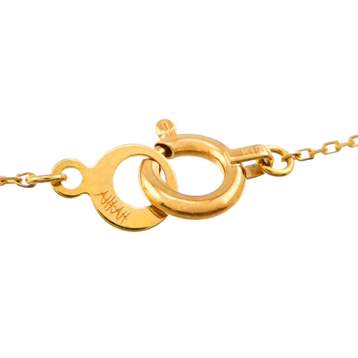 Diamond Necklace 18K Yellow Gold 750