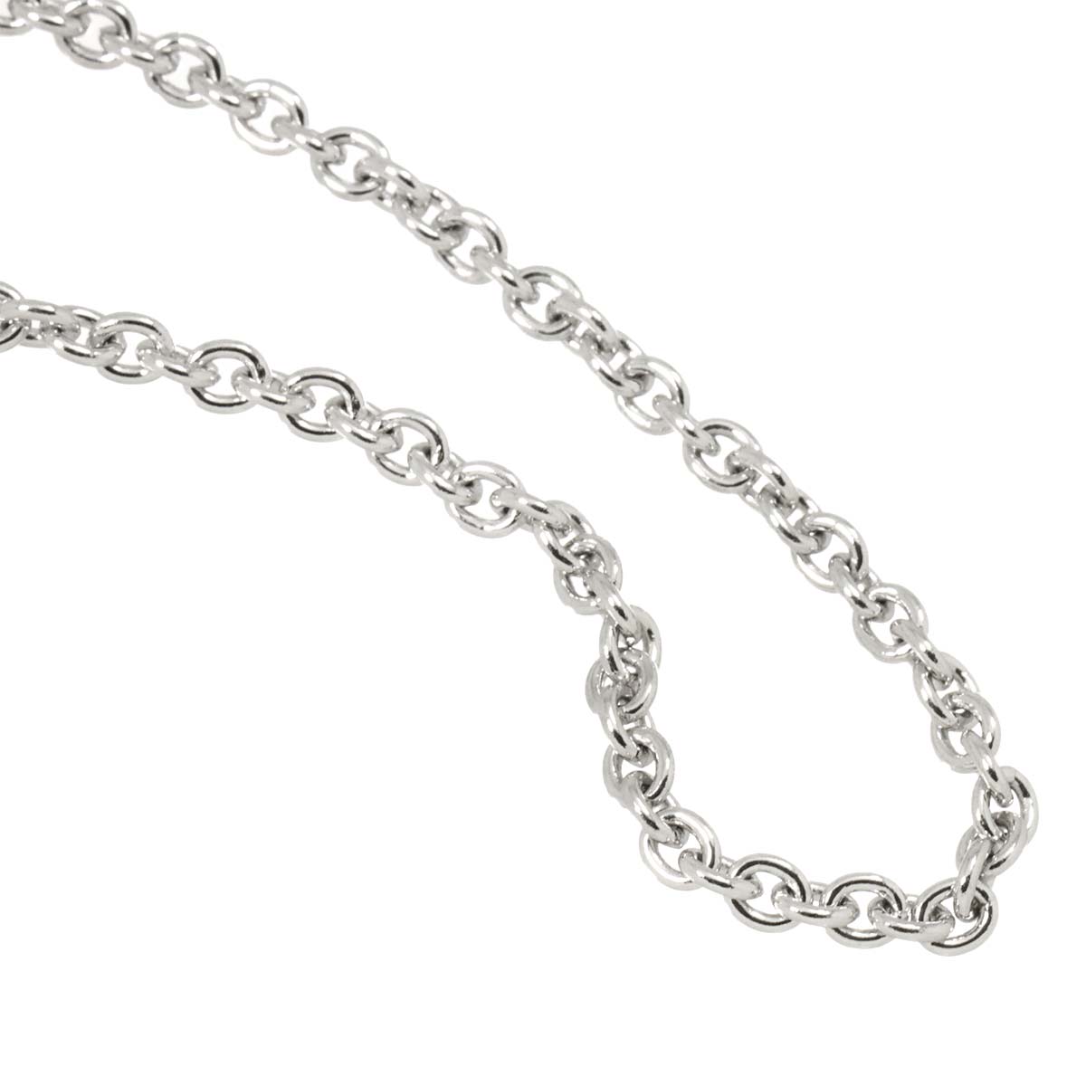 Chain Necklace 18K White Gold 750