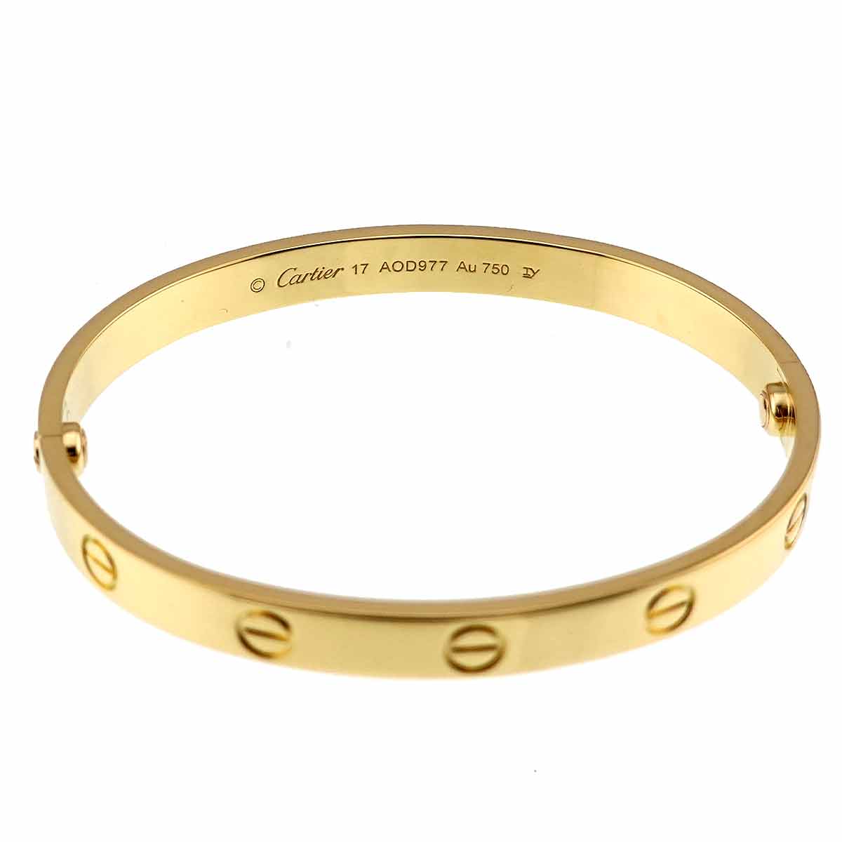 Love Bracelet 18K Yellow Gold 750 Size17