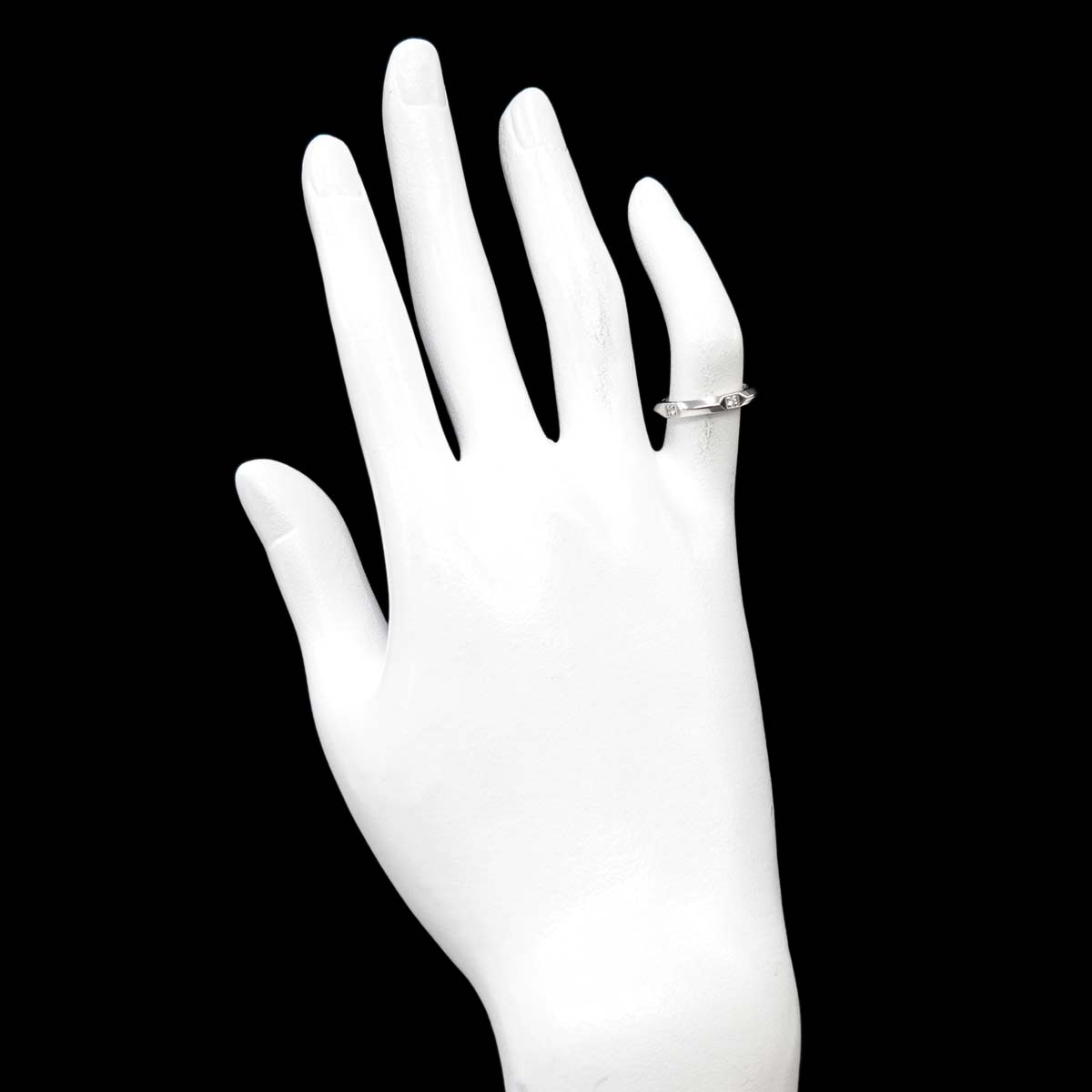 True Diamond Ring Platinum size3.75(US)