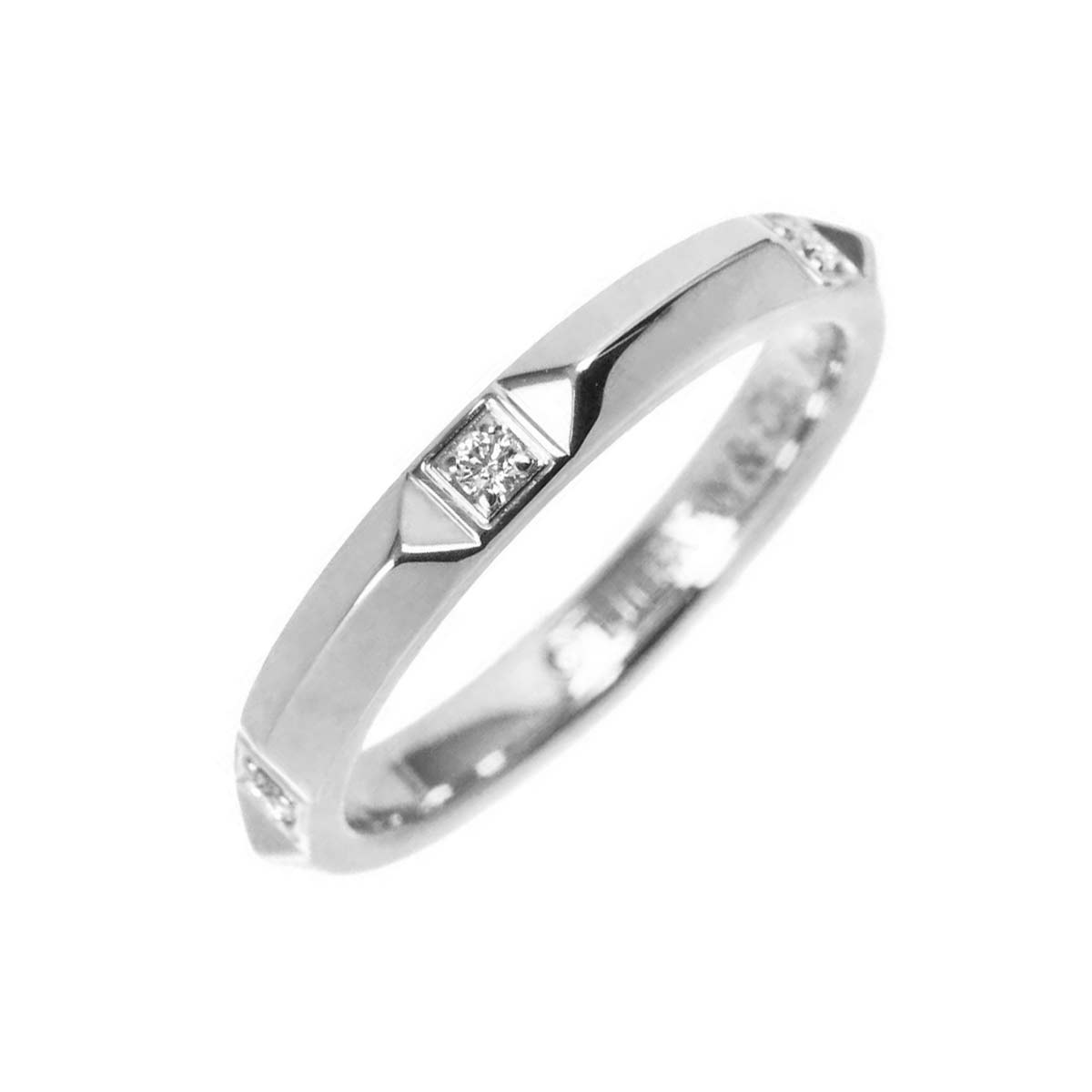 True Diamond Ring Platinum size3.75(US)