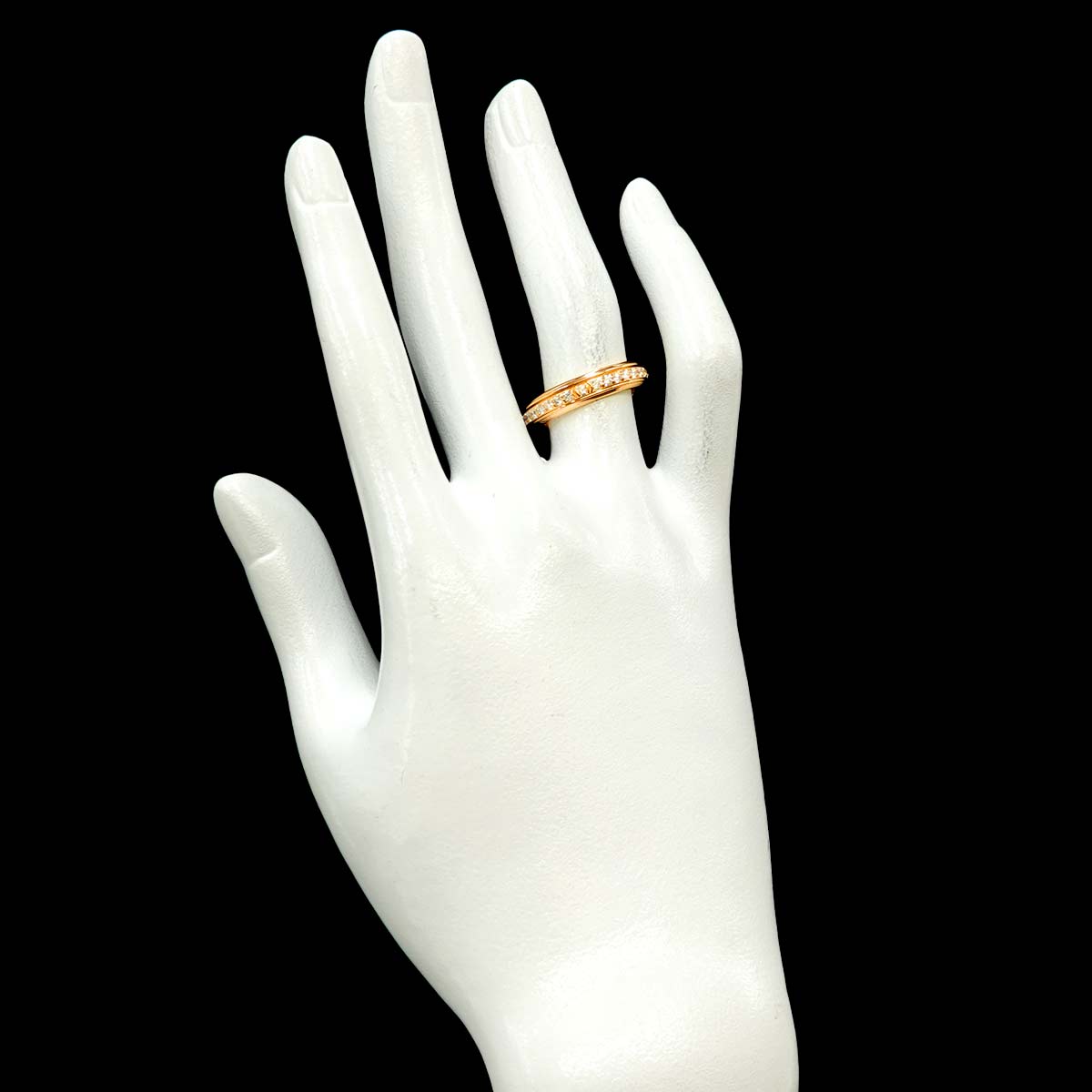 Possession Diamond Ring 18K Pink Gold 750 Size57 7.5-7.75(US)