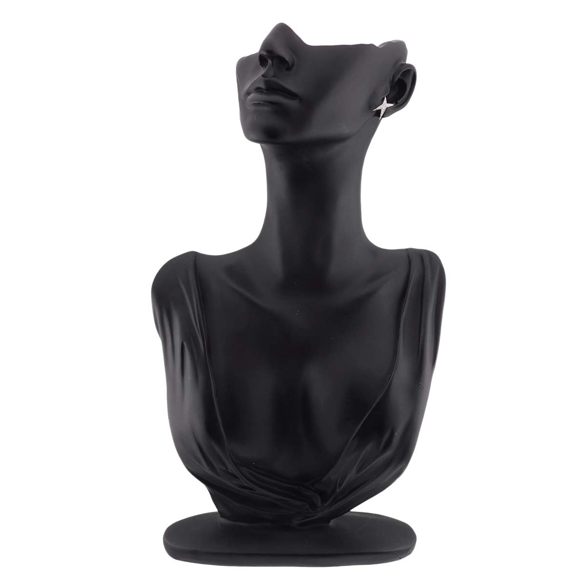 Diamond Earrings Pierced 18K WG 750 One Piece only