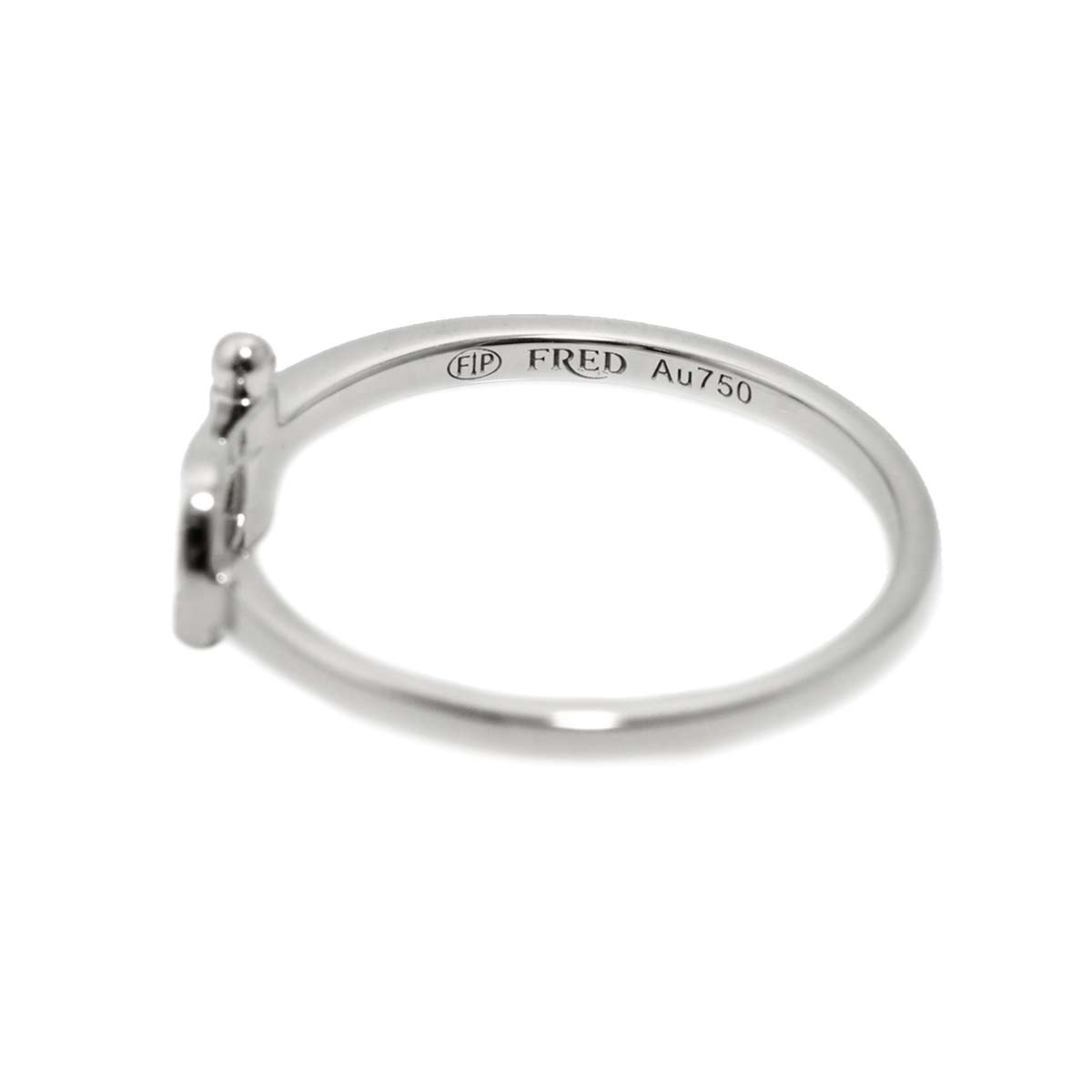 Force 10 Diamond Ring SM 18K White Gold 750 size50 5.25(US)