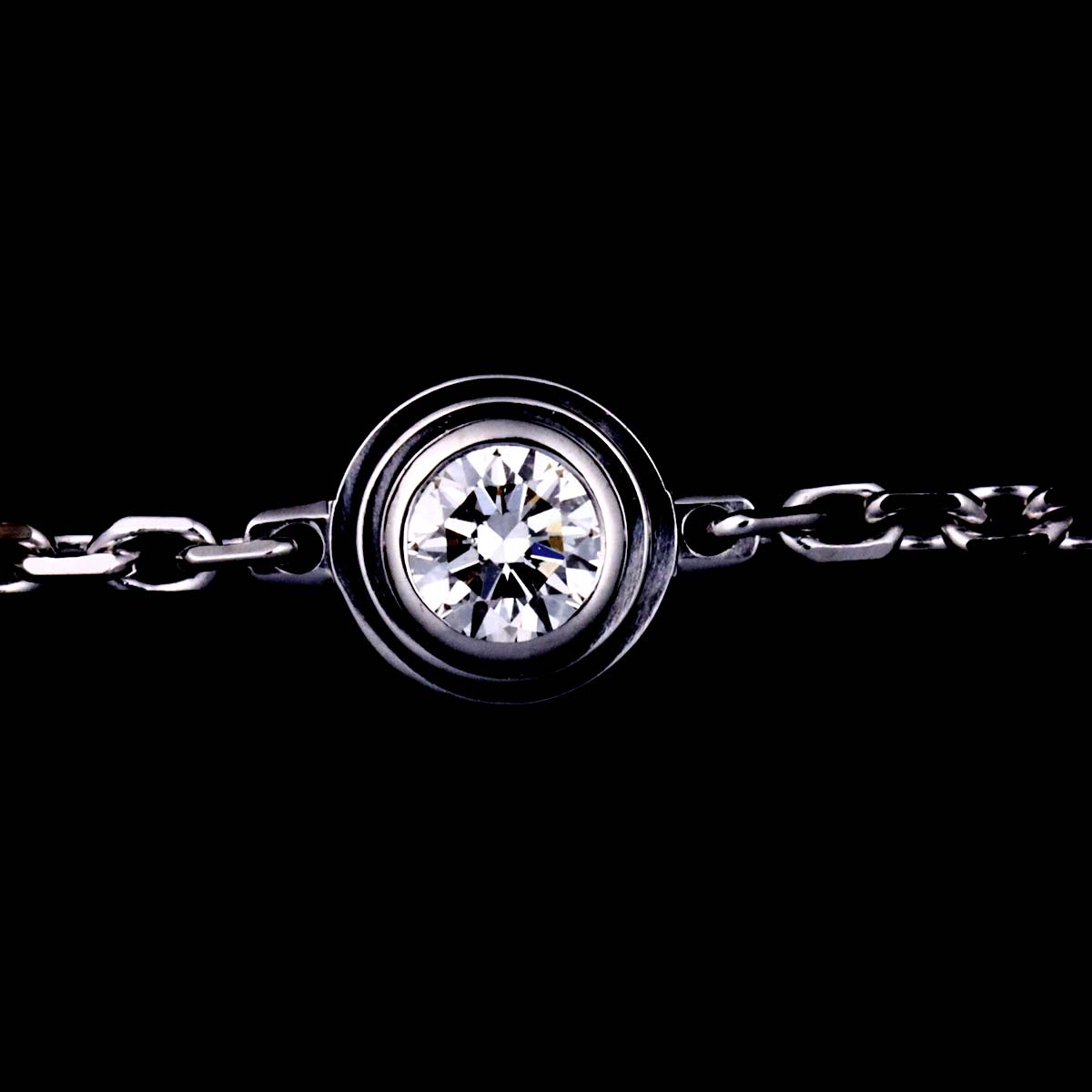 d Amour Diamond Bracelet XS 18K White Gold 750