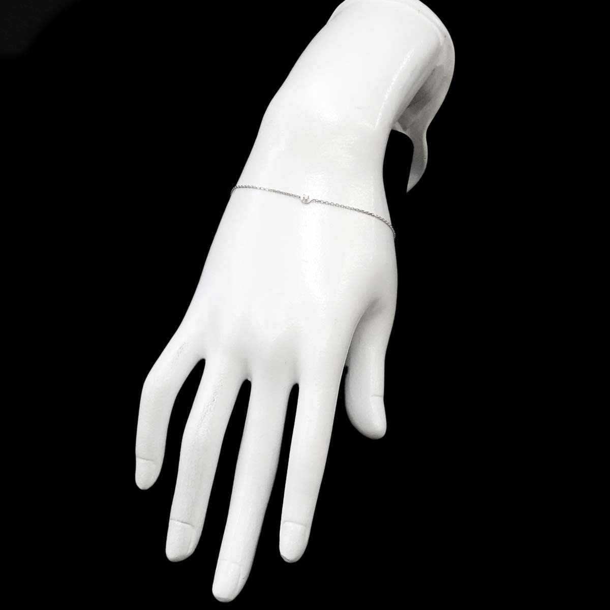 d Amour Diamond Bracelet XS 18K White Gold 750