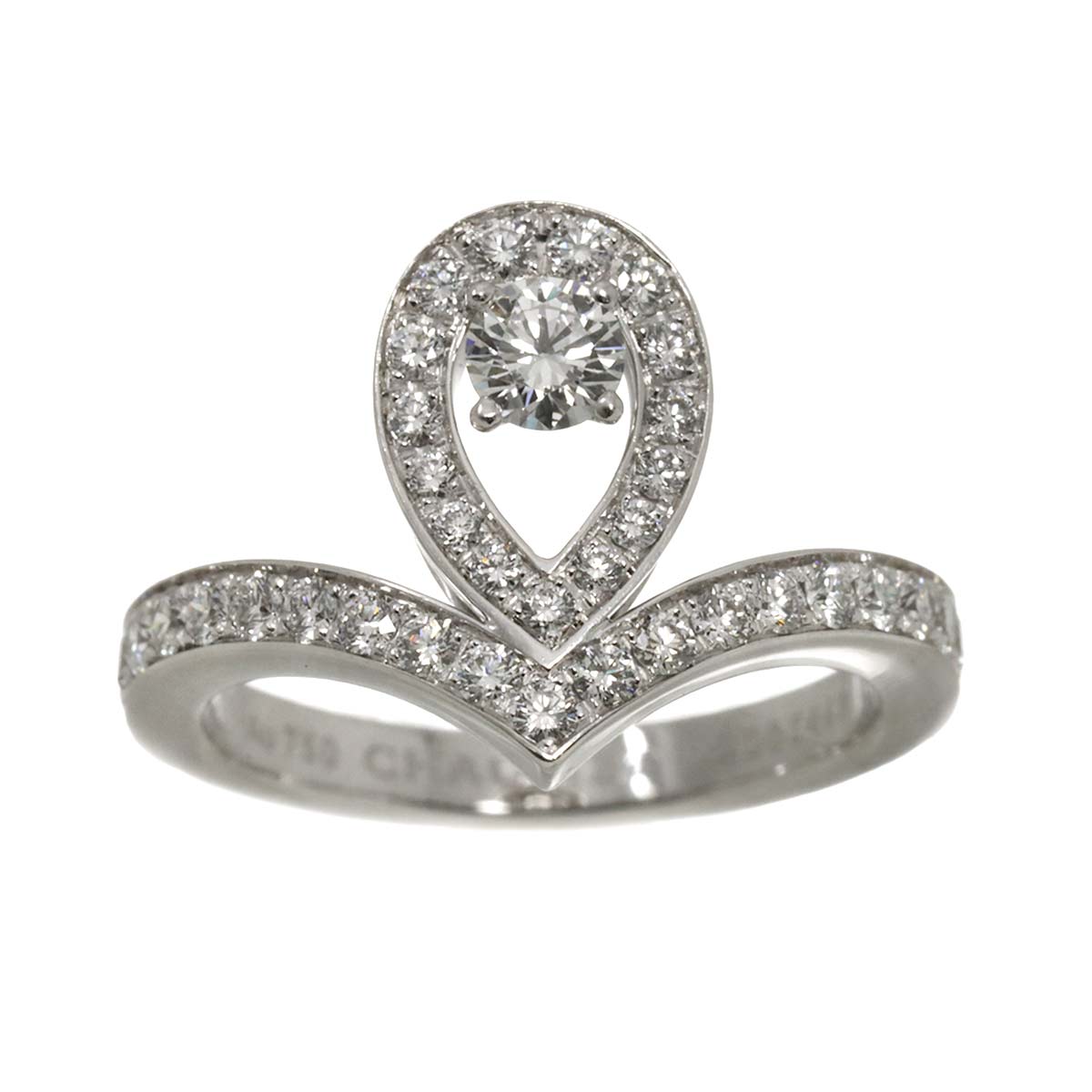 Josephine Ring Diamond 18K WG 750 Size49 4.75-5(US)
