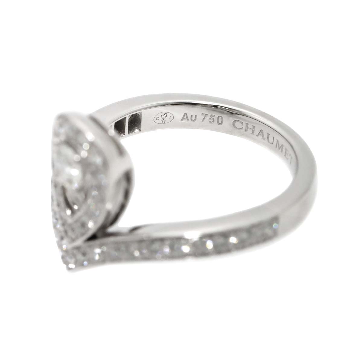 Josephine Ring Diamond 18K WG 750 Size49 4.75-5(US)