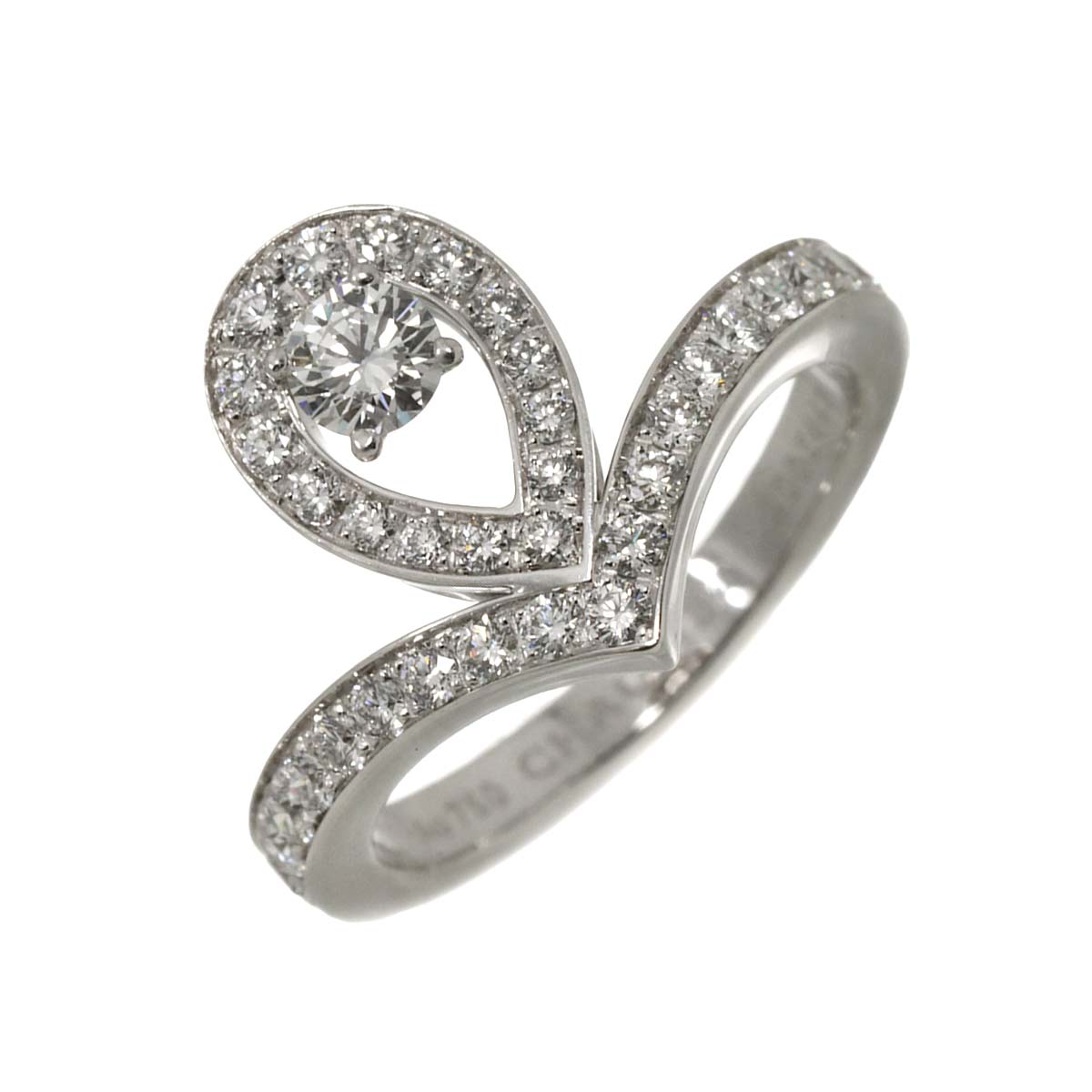 Josephine Ring Diamond 18K WG 750 Size49 4.75-5(US)