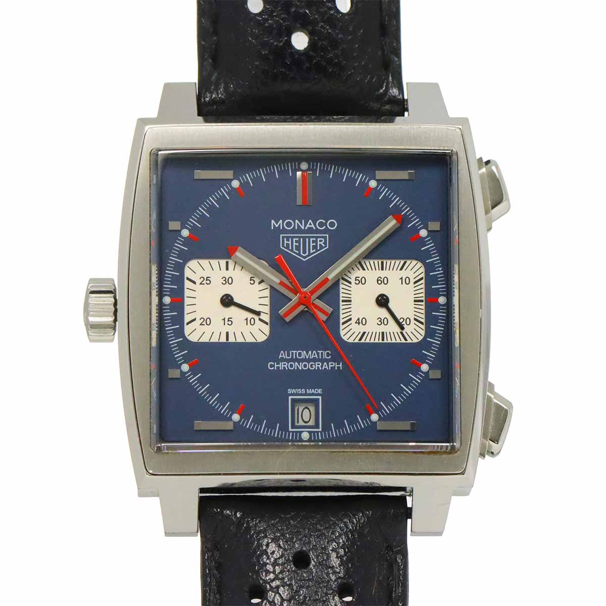 Monaco CAW211P Chronograph Automatic Blue Dial Mens Watch